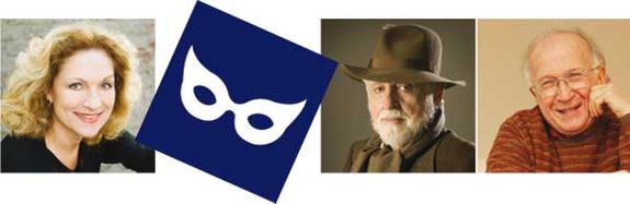 v.l.n.r.: Isabella Gregor, Carl Djerassi, Roald Hoffmann (Fotos © Moritz Wustinger, David Loveall, Maciej Zienkewicz)