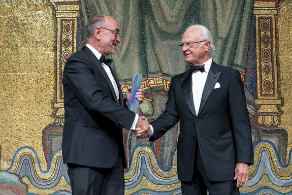Günter Blöschl und König Carl XVI Gustaf
