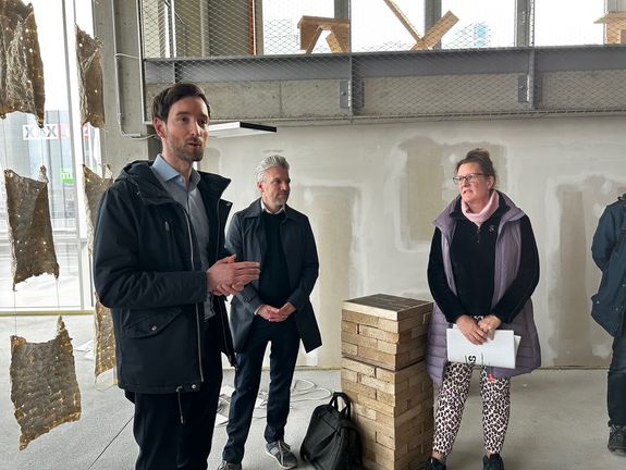 Präsentation bei der Führung