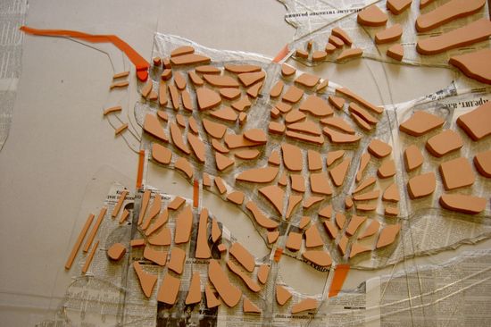 Concept model of an urban design