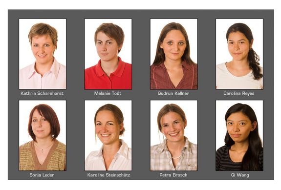 Die acht WIT-Dissertantinnen