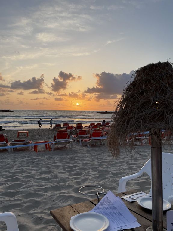Tel Aviv Beach Sonnenuntergang