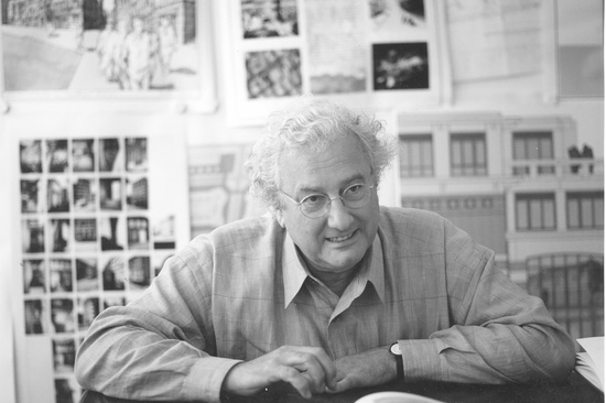 schwarz-weiß Portät Rob Krier