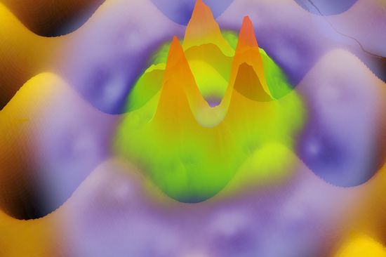 [Translate to English:] Winzige Nanostrukturen erlauben ausgezeichnete Kontrolle über einzelne Elektronen.