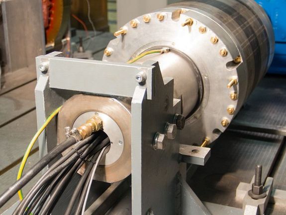Elektromotor in den Labors der TU Wien