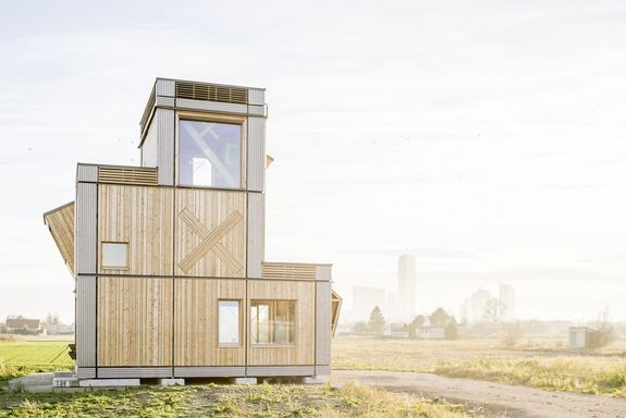 modern vivihouse from outside