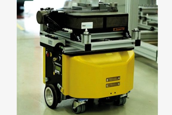 Autonomes Handling des 5G-Maschinenschraubstockes