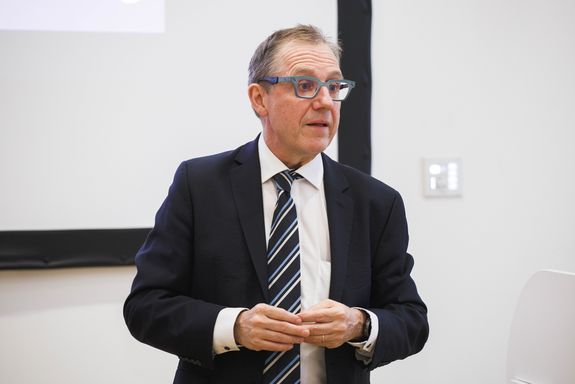 Prof. Martens bei der Welcome Reception