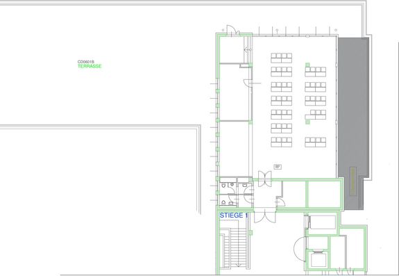 Kontaktraum CAD Layout classroom