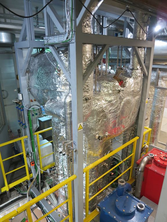 [Translate to English:] Biomasseanlage an der TU Wien