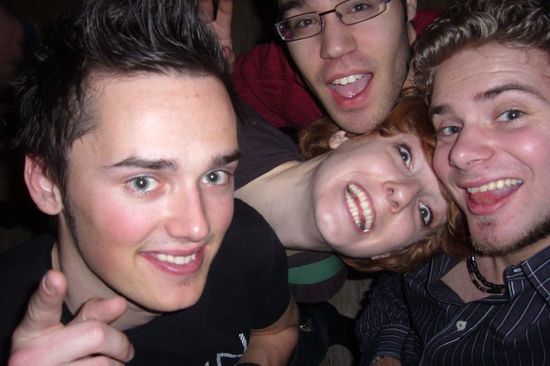 Studierende bei einem Auflug in Budapest