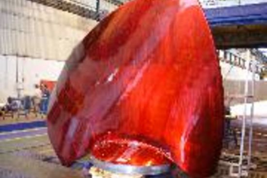 PT Prüfung einer Laufradschaufel