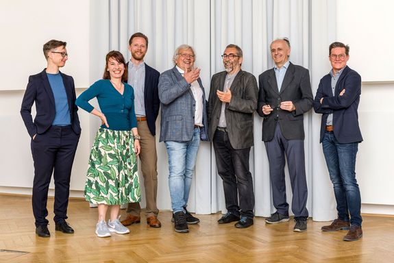 Gruppenbild Sounding Board, Fachbereich Responsible Research Practices und Vizerektor Johannes Fröhlich