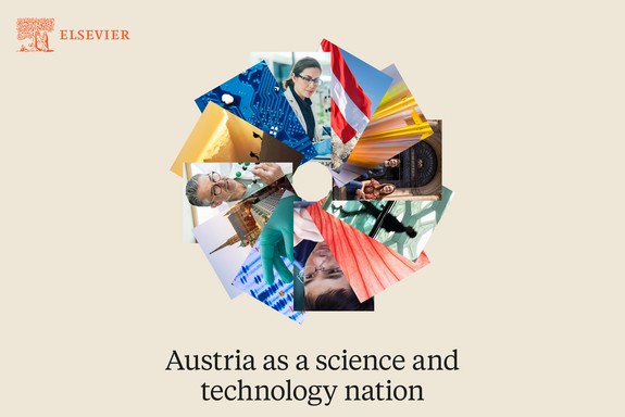 Titelblatt des Elsevier Reports Austria as a science and technology nation
