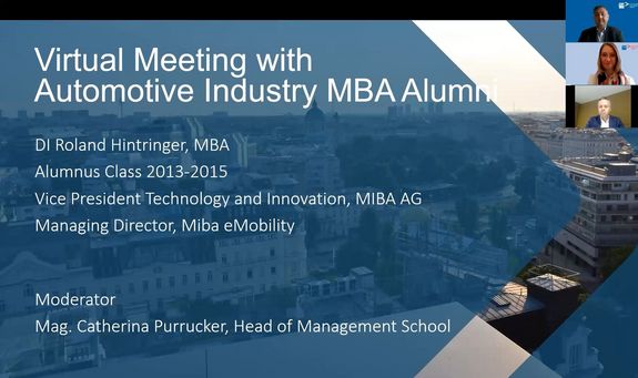 [Translate to English:] Meeting  mit einem Automotive Industry Absolventen