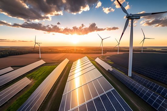 Windräder und Photovoltaik