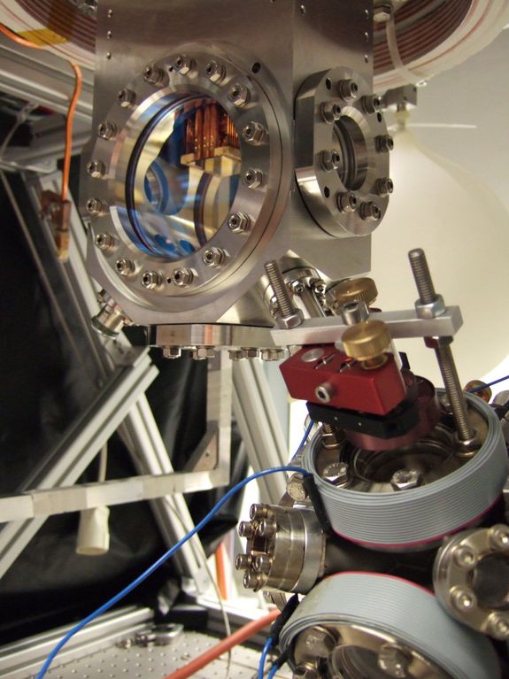 Vakuumkammer, in der das Kondensat erzeugt wird