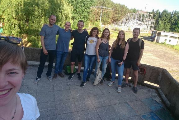 Besucher in Elektrenai