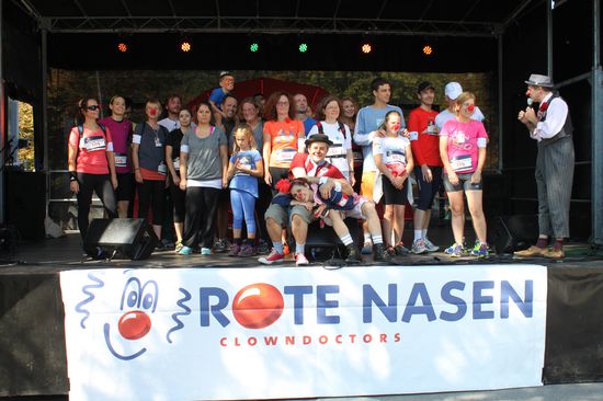 Das TU-Team beim Roten Nasen Lauf 2015