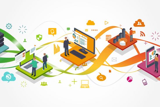 [Translate to English:] vier zentrale Strategien für Digitalisierung