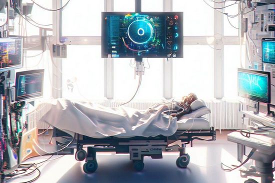 AI-generated picture of an ICU