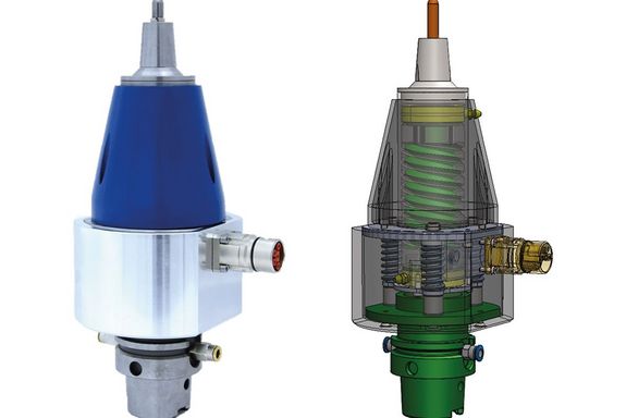picture (r.) and illustration (l.) of a Machine Hammer