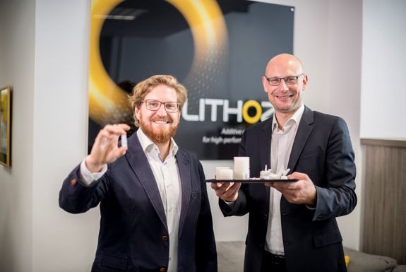 Die beiden Gründer von Lithoz, Johannes Benedikt und Johannes Homa