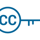 unser Icon für "Lizenzen": symbolische Darstellung eines Schlüssels mit den Buchstaben "CC" auf dem Griff