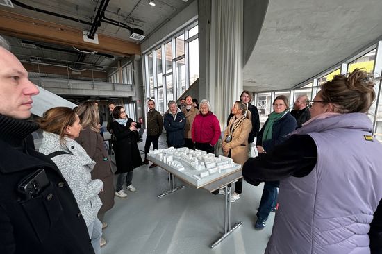 Teilnehmer_innen im Rahmen der Führung