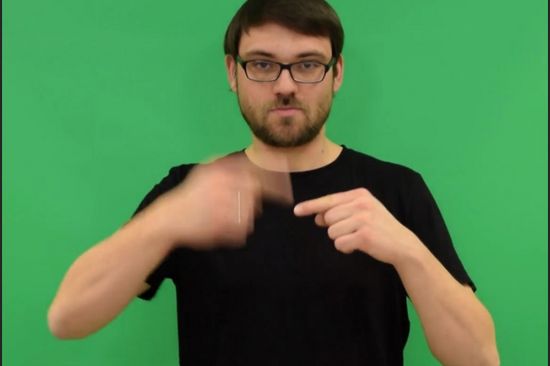 "Algorithmus" in Gebärdensprache