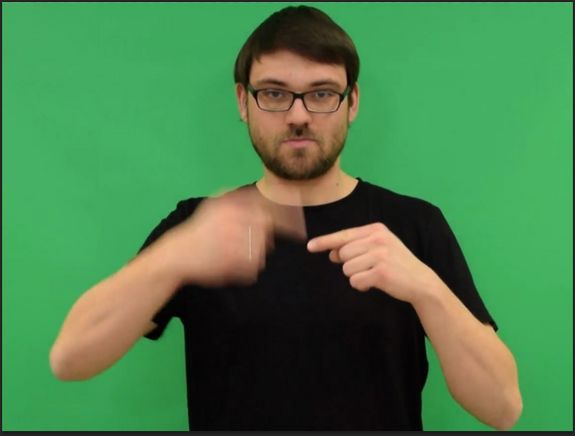 "Algorithmus" in Gebärdensprache