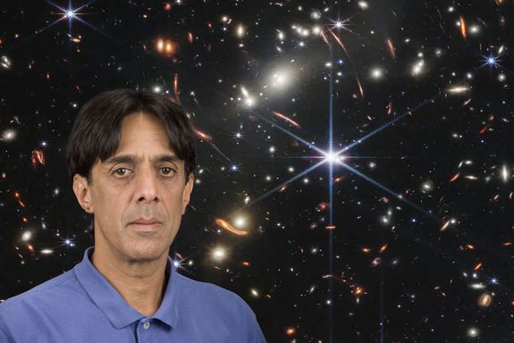 Portraitbild vor Universum