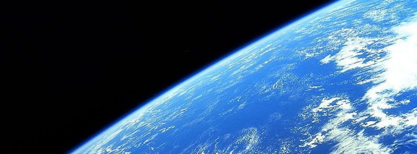 Unser Planet aus dem Universum.