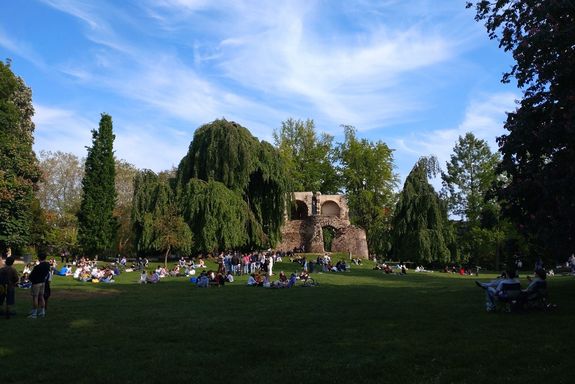 Park mit Leuten