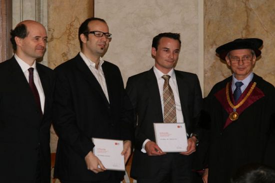 v.l.n.r. M. Heiss, F. Kayali, M. Zapletal, G. Steinhardt