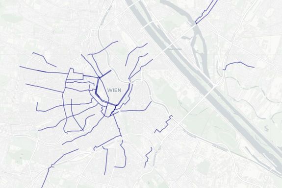 Überblick über die analysierten Routen