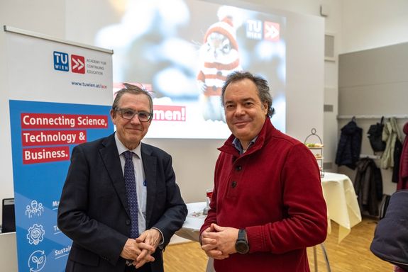 [Translate to English:] Prof. Martens und A. Ertler