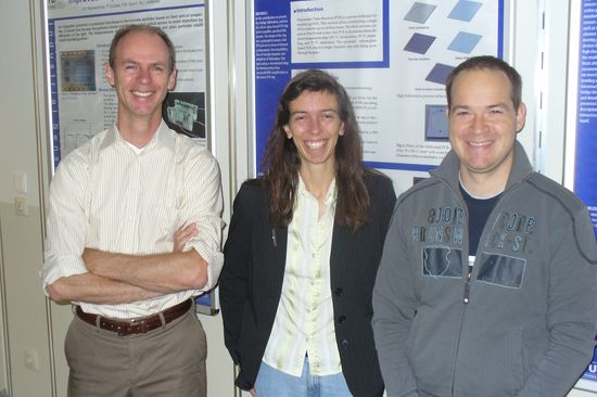 v.l.n.r.: Michael Vellekoop, Christa Nöhammer (ARC), Gabriel Hairer