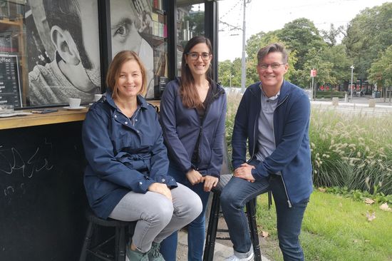 Foto of the three trainers