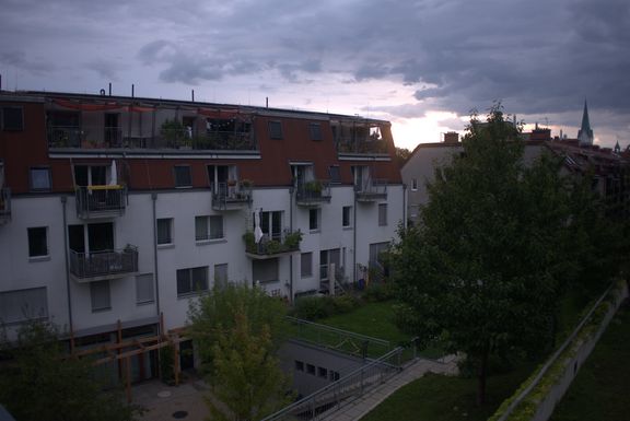 Aussenansicht des Wohnprojekts (Hofseitig)