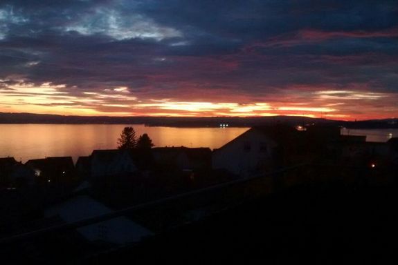 Abendblick auf See