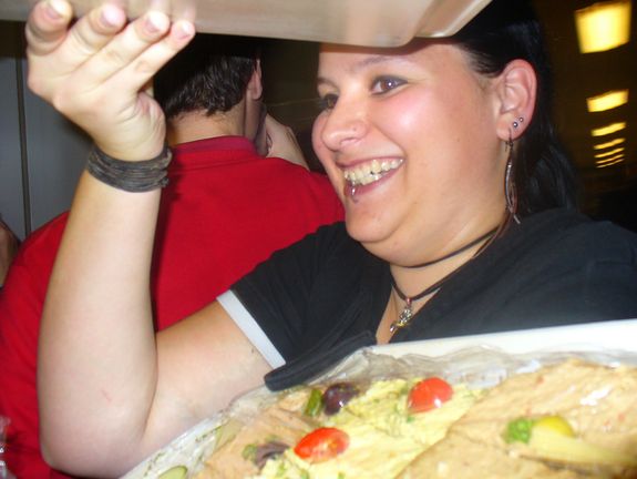 Nadja Adamovic - mit einer herkömmlichen Solarzelle [2]