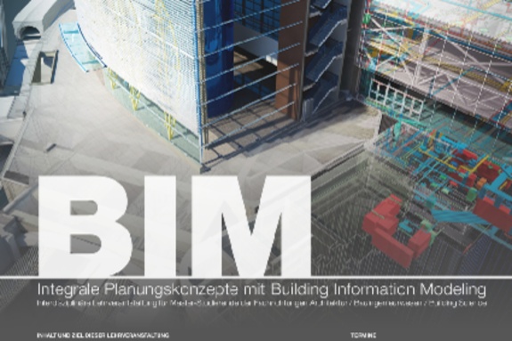 Plakat zur LV BIM Integrale Planungskonzepte 2012