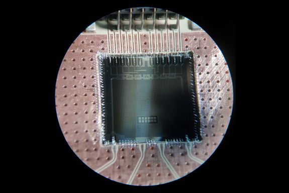 a chip with tiny structures