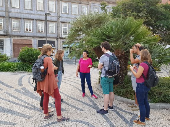 ... inklusive Rundgang durch die Stadt.