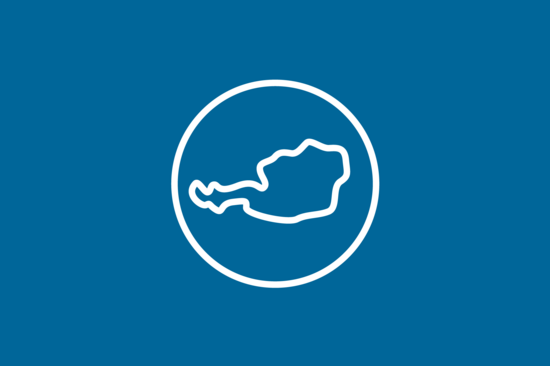 unser Icon für "national": Umrisse von Österreich im Kreis