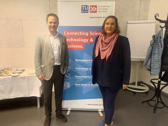 Matthias Unger (Unger Stahl) und Petra Aigner (TU Wien ACE)
