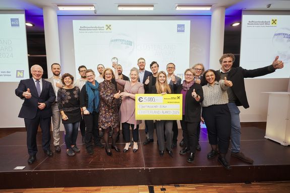 Gruppenfoto bei Preisverleihung