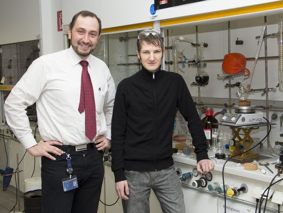 Prof. Marko Mihovilovic (l), Thomas Linder