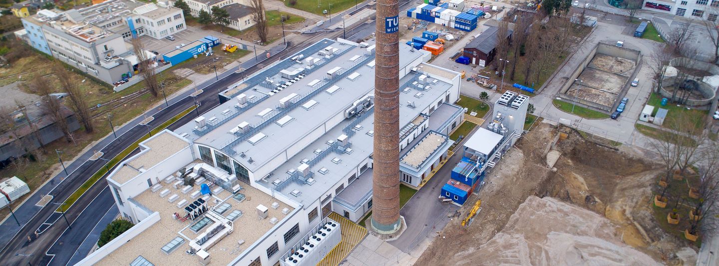 Luftaufnahme Science Center © TU Wien, Foto: Matthias Heisler